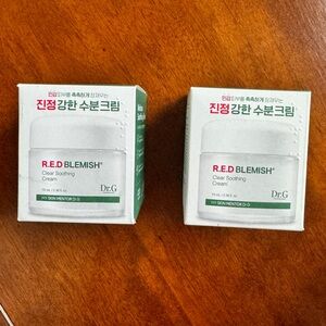 2 New Dr.G Dr. G Red Blemish Clear Soothing Cream Korean Beauty $66 Moisturizer